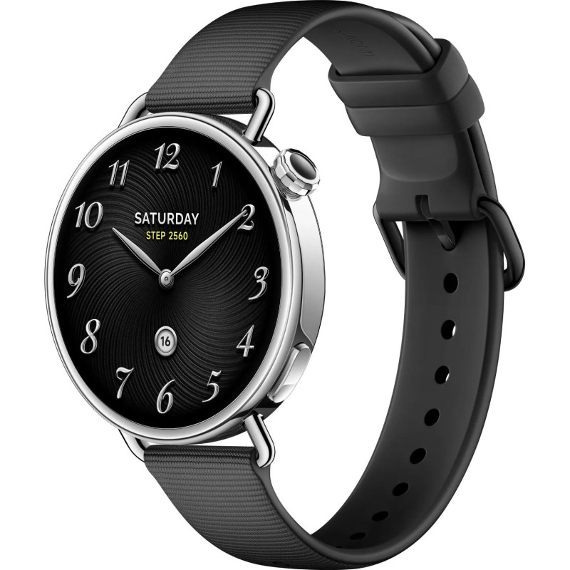 Смарт годинник Xiaomi Watch S4 41mm Fluororubber Strap Black (BHR07VRGL)