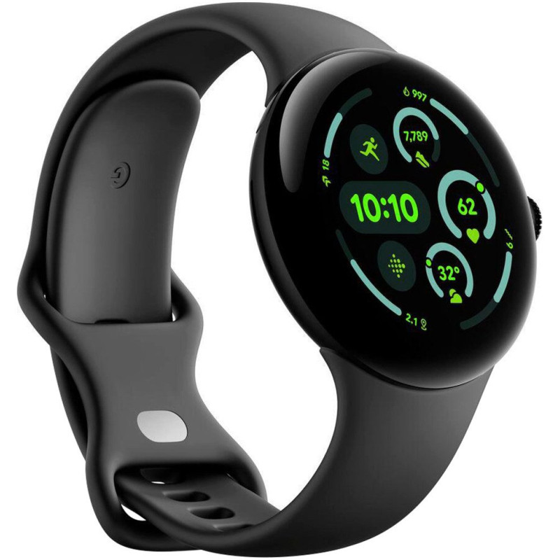 Смарт годинник Google Pixel Watch 3 Wi-Fi LTE 45mm Matte Black/Obsidian Band JP 840353906945