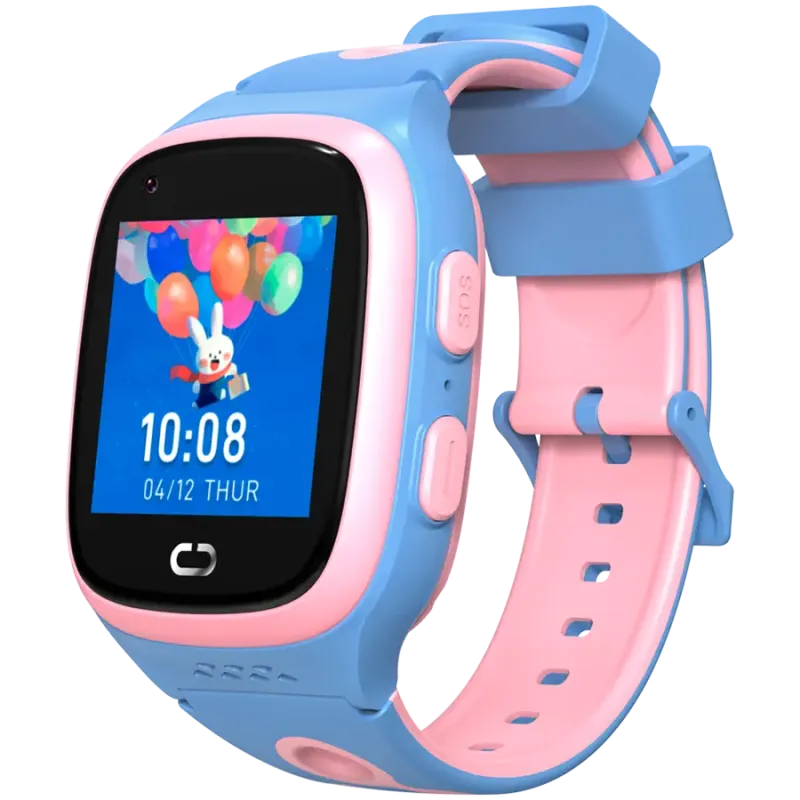 Смарт часы Canyon Kids Zefir KW49 E-SIM Pink/Blue (CNE-KW49PB)