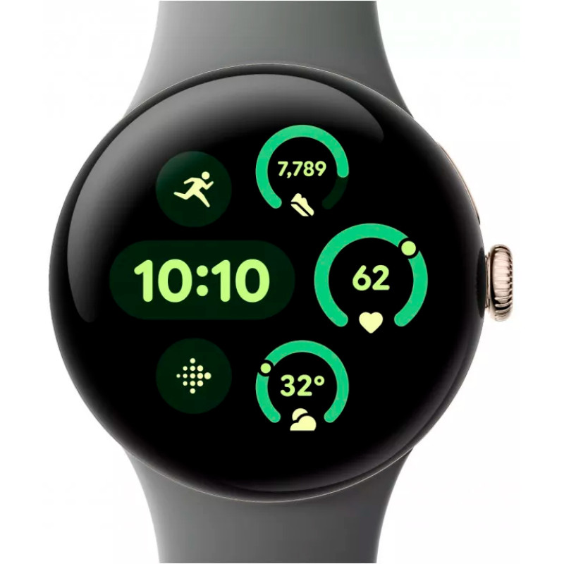 Смарт годинник Google Pixel Watch 3 Wi-Fi LTE 41mm Gold Case/Hazel Band JP 840353907478