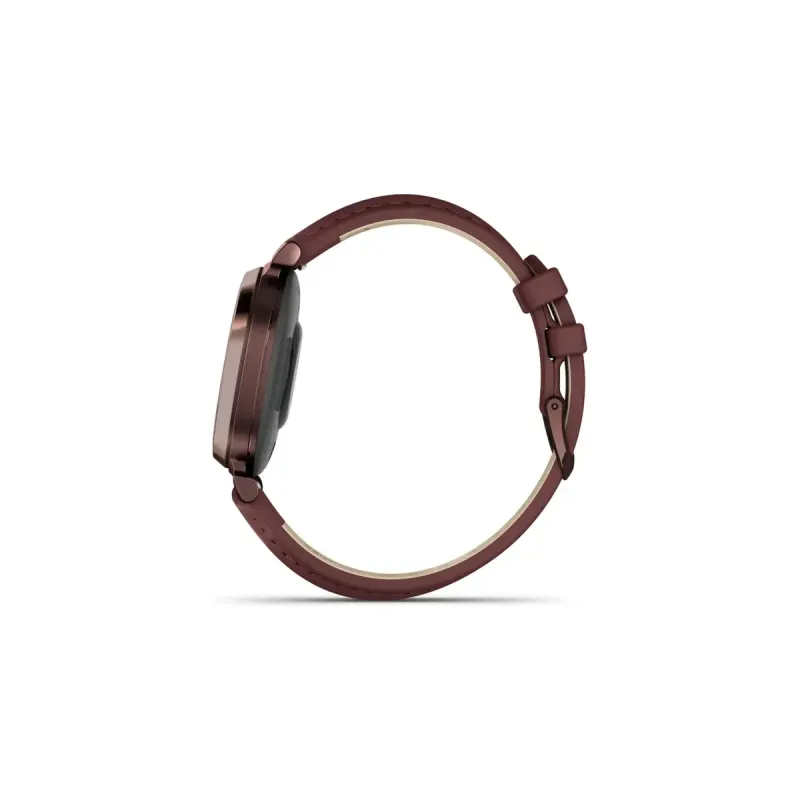 Смарт часы Garmin Lily 2 Classic Dark Bronze with Mulberry Leather Band (010-02839-03/61)