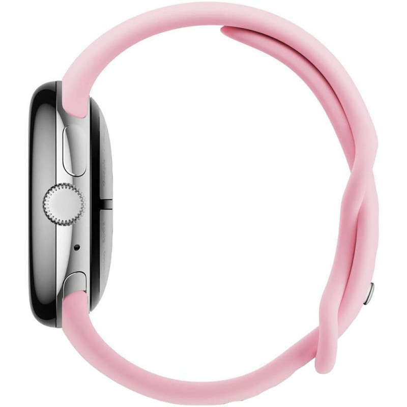 Смарт годинник Google Pixel Watch 3 Wi-Fi LTE 41mm Polished Silver/Rose Quartz Band JP 840353907416