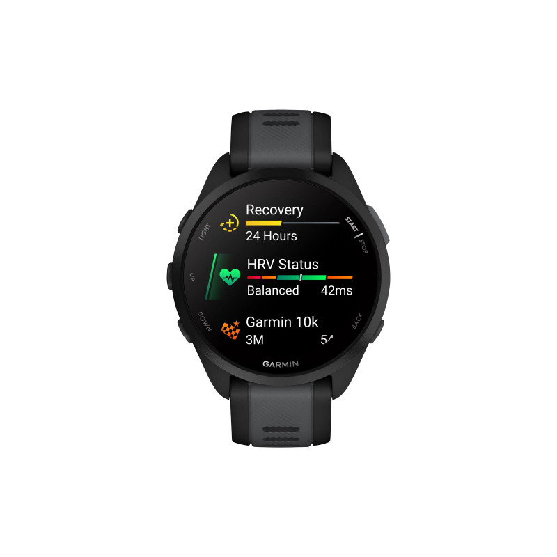 Смарт часы Garmin Forerunner 165 Black/Slate Gray (010-02863-20/A0/AC)