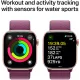 Смарт часы Apple Watch Series 10 GPS 46mm Rose Gold Aluminum Case w. Plum Sport Loop (MWWV3)