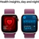 Смарт часы Apple Watch Series 10 GPS 46mm Rose Gold Aluminum Case w. Plum Sport Loop (MWWV3)