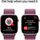 Смарт часы Apple Watch Series 10 GPS 46mm Rose Gold Aluminum Case w. Plum Sport Loop (MWWV3)
