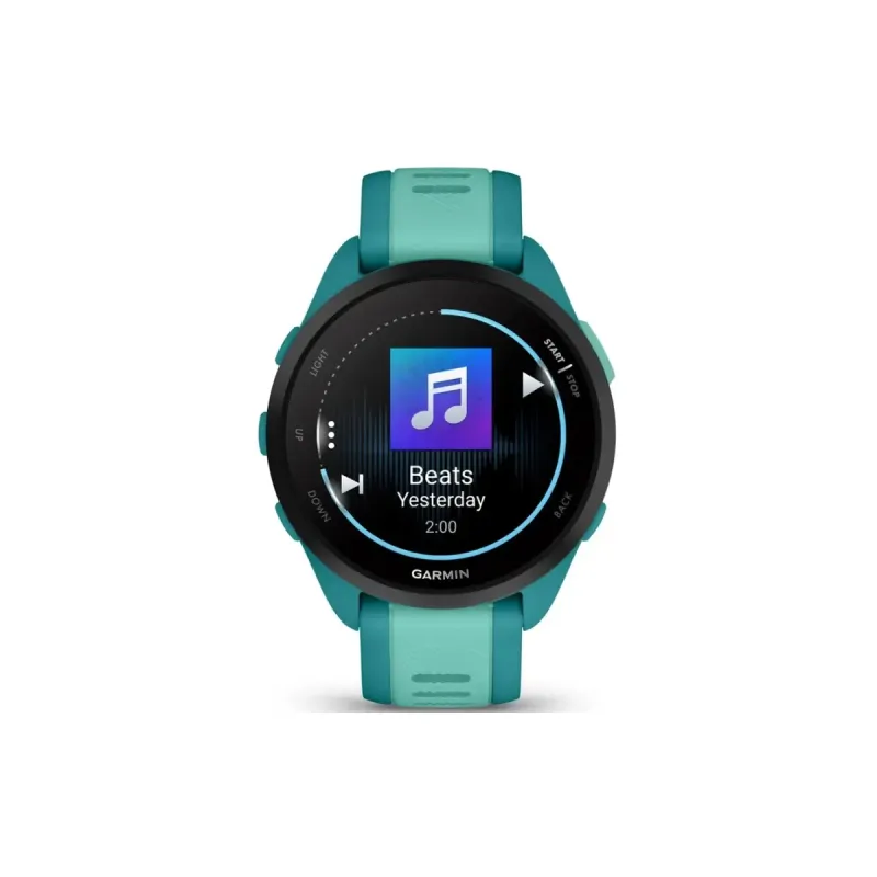 Смарт годинник Garmin Forerunner 165 Music Turquoise/Aqua (010-02863-32/B2)