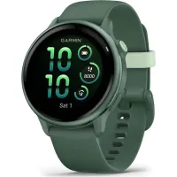 Смарт годинник Garmin Vivoactive 6 Металевий Jasper Green з Jasper Green Silicone Band (010-02985-42)