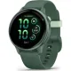 Смарт часы Garmin Vivoactive 6 Metallic Jasper Green with Jasper Green Silicone Band (010-02985-42)