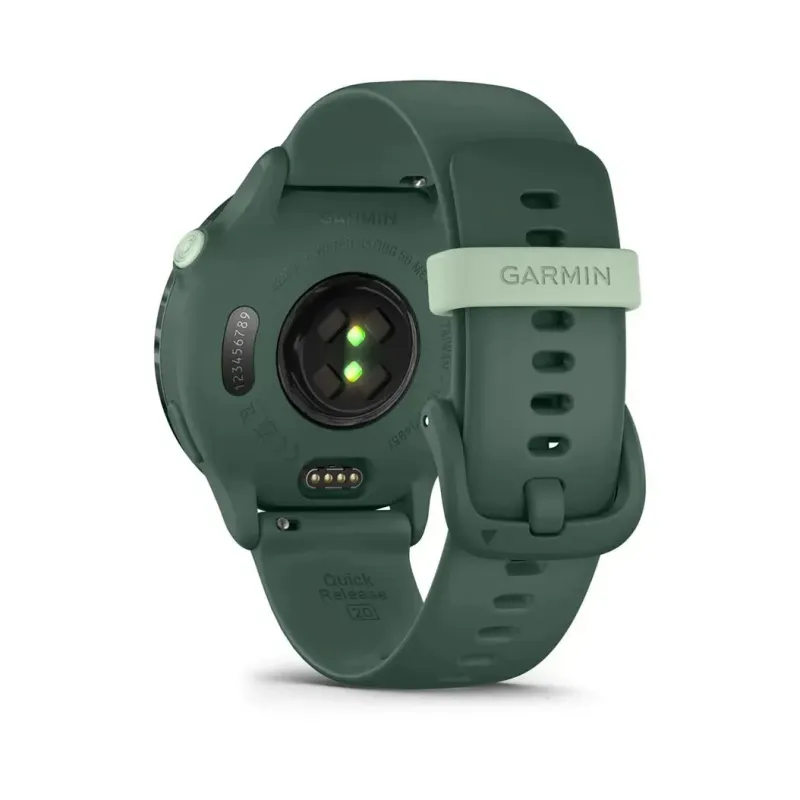 Смарт часы Garmin Vivoactive 6 Metallic Jasper Green with Jasper Green Silicone Band (010-02985-42)
