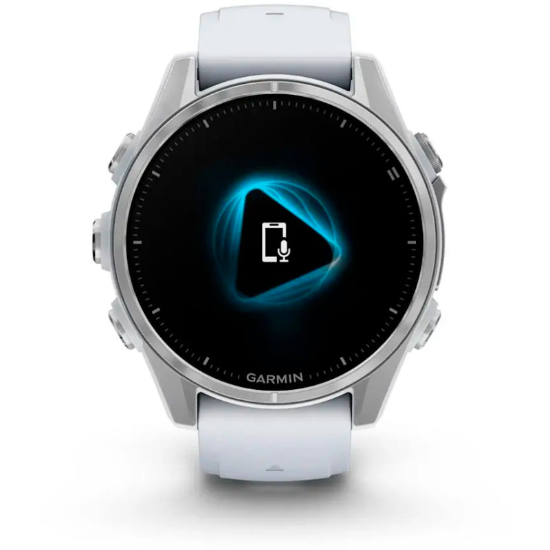 Смарт часы Garmin Fenix 8 43mm AMOLED Silver with Whitestone Silicone Band (010-02903-00/06)