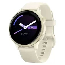 Смарт часы Garmin Vivoactive 6 Lunar Gold with Bone Silicone Band (010-02985-41)