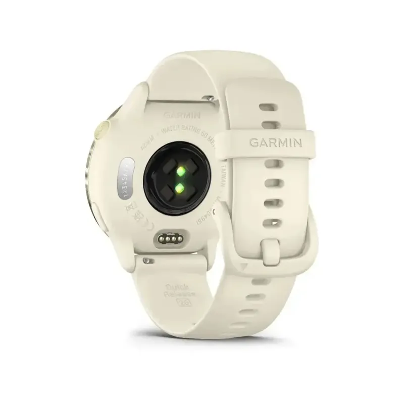 Смарт часы Garmin Vivoactive 6 Lunar Gold with Bone Silicone Band (010-02985-41)