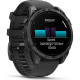 Смарт часы Garmin Fenix 8 47mm AMOLED Slate Gray with Black Silicone Band (010-02904-00/29)