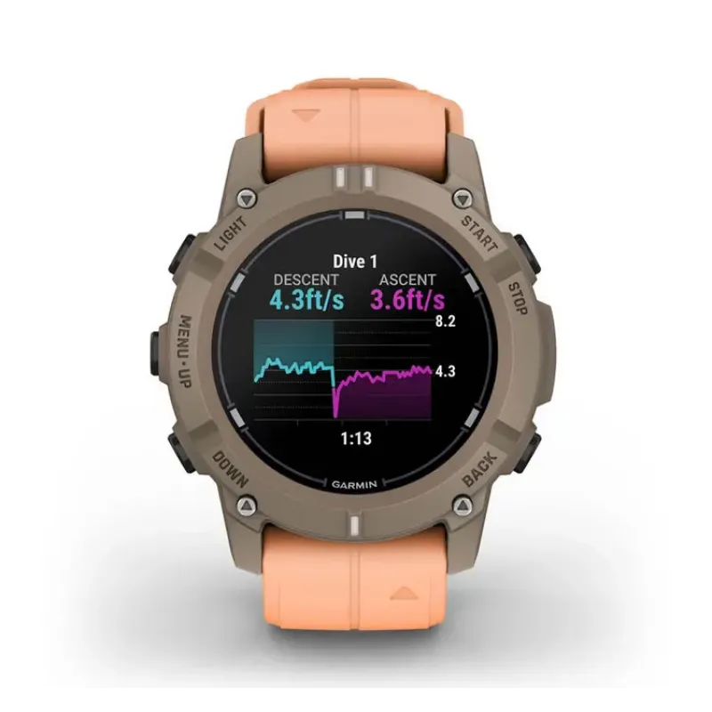 Смарт часы Garmin Descent G2 Paloma with Shell Pink Band (010-02986-01)