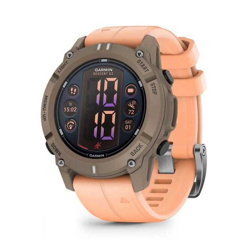 Смарт часы Garmin Descent G2 Paloma with Shell Pink Band (010-02986-01)