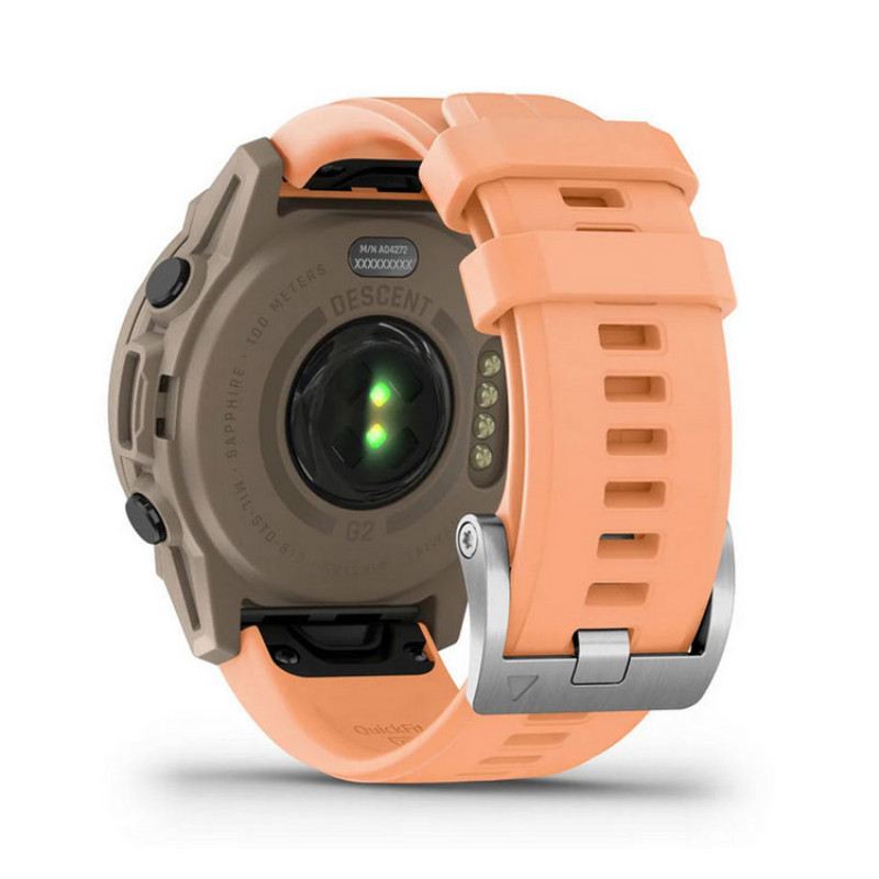 Смарт часы Garmin Descent G2 Paloma with Shell Pink Band (010-02986-01)