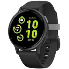 Смарт часы Garmin vivoactive 5 Slate Aluminum Bezel with Black Case and Silicone Band (010-02862-10/50/5A)