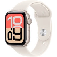 Смарт годинник Apple Watch SE 3 GPS 44mm Starlight Alu. Case w. Starlight S. Band - S/M (MEHG4RK/A)