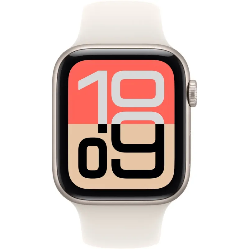 Смарт часы Apple Watch SE 3 GPS 44mm Starlight Alu. Case w. Starlight S. Band - S/M (MEHG4RK/A)