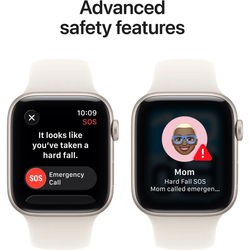 Смарт часы Apple Watch SE 3 GPS 44mm Starlight Alu. Case w. Starlight S. Band - S/M (MEHG4RK/A)