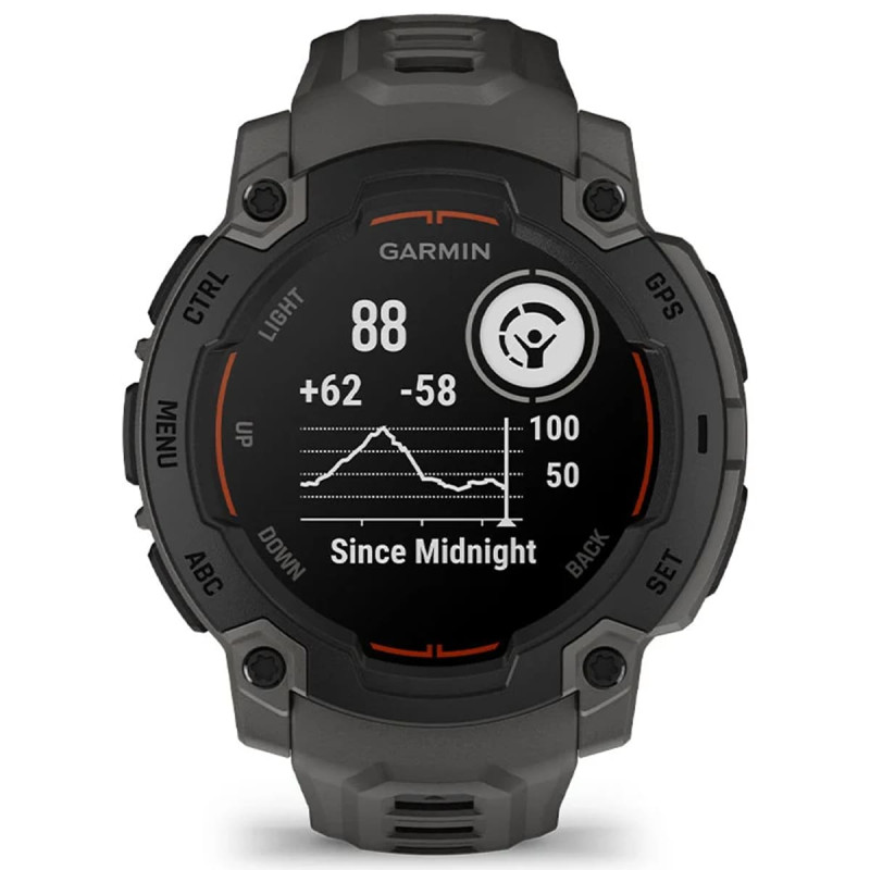 Смарт часы Garmin Instinct E 45mm Black with Charcoal Band (010-02933-00/13)