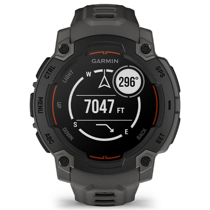 Смарт часы Garmin Instinct E 45mm Black with Charcoal Band (010-02933-00/13)