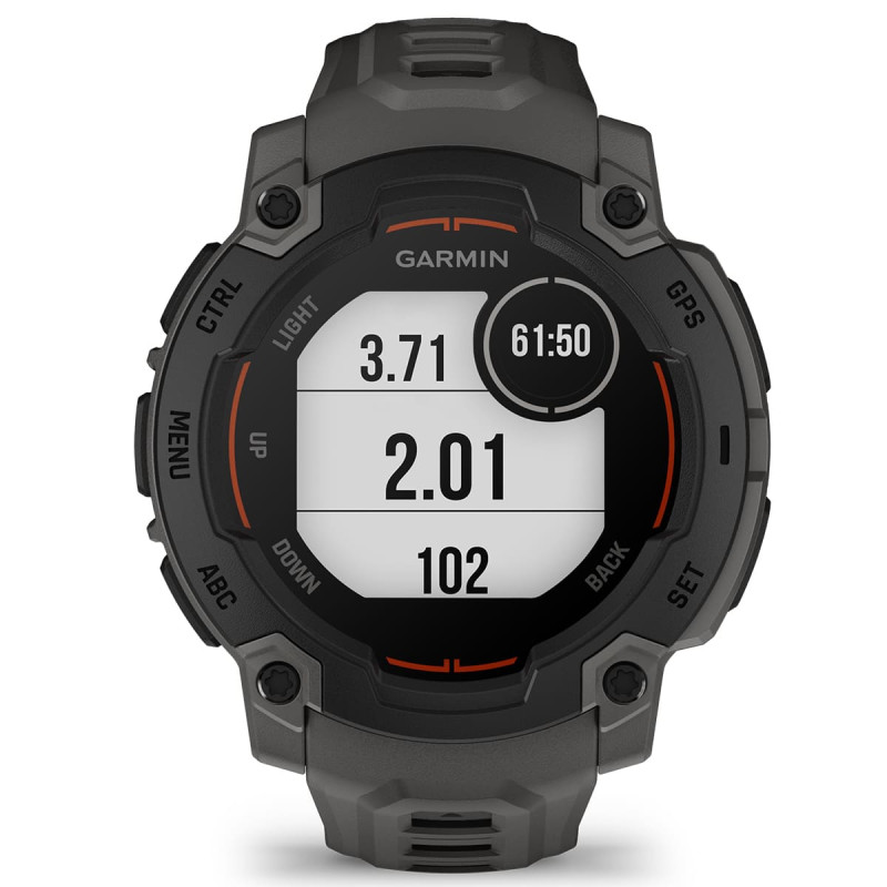 Смарт часы Garmin Instinct E 45mm Black with Charcoal Band (010-02933-00/13)