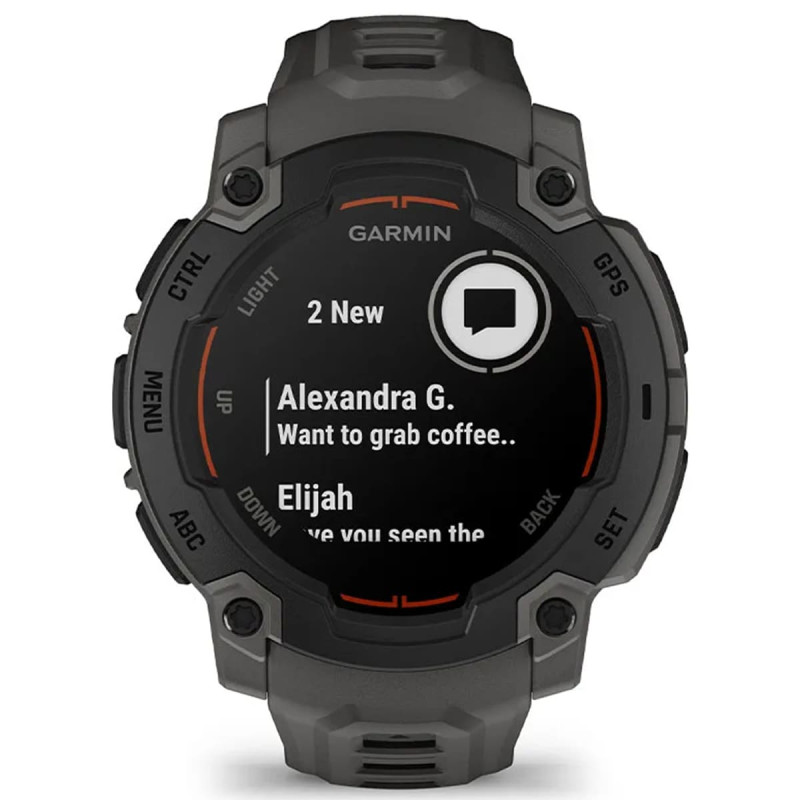 Смарт часы Garmin Instinct E 45mm Black with Charcoal Band (010-02933-00/13)