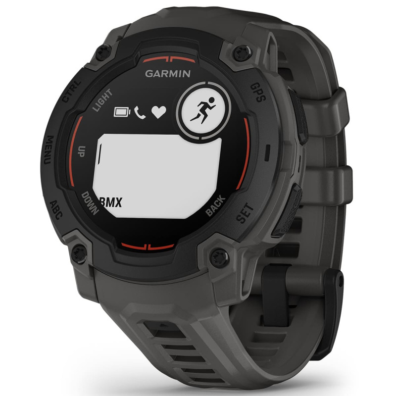 Смарт часы Garmin Instinct E 45mm Black with Charcoal Band (010-02933-00/13)