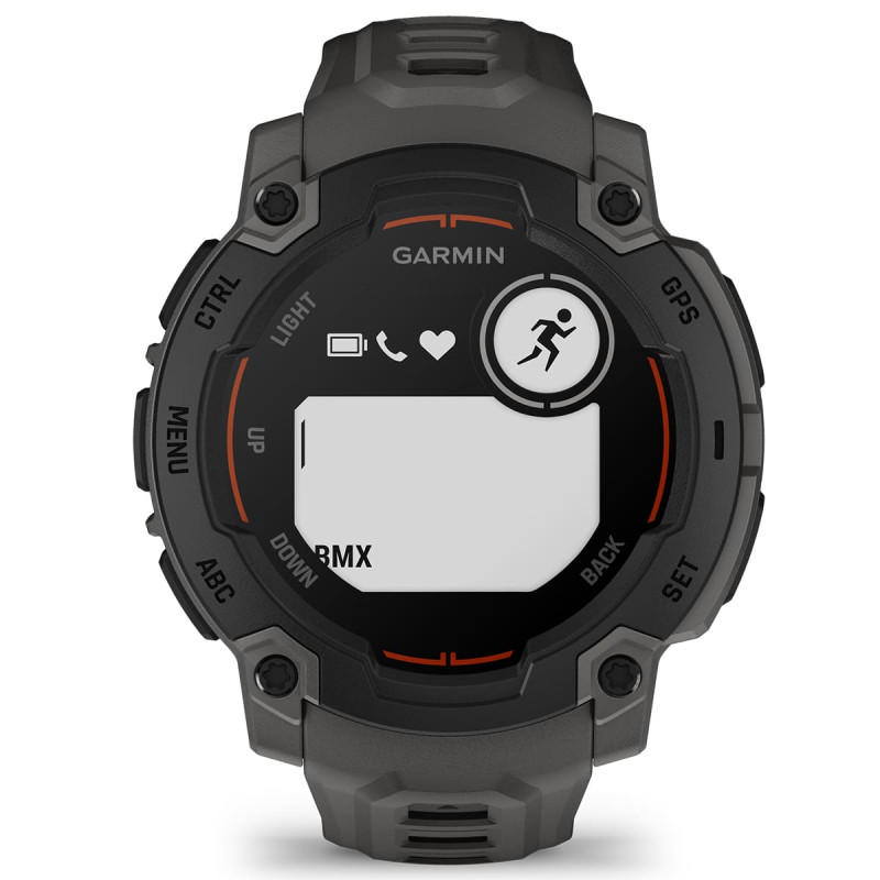 Смарт часы Garmin Instinct E 45mm Black with Charcoal Band (010-02933-00/13)