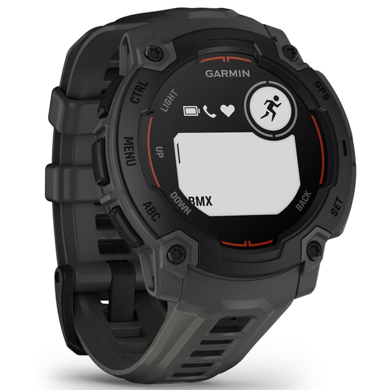Смарт часы Garmin Instinct E 45mm Black with Charcoal Band (010-02933-00/13)