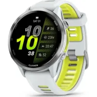Смарт годинник Garmin Forerunner 970 Titanium w. Whitestone Case та Whitestone/T. Amp Yellow Band (010-02969-01/11/61)