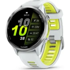 Смарт часы Garmin Forerunner 970 Titanium w. Whitestone Case and Whitestone/T. Amp Yellow Band (010-02969-01/11/61)