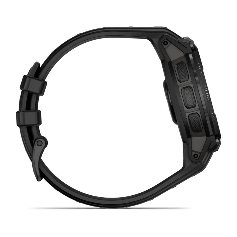 Смарт годинник Garmin Instinct Crossover AMOLED Tactical Black with Black Silicone (010-03398-42)