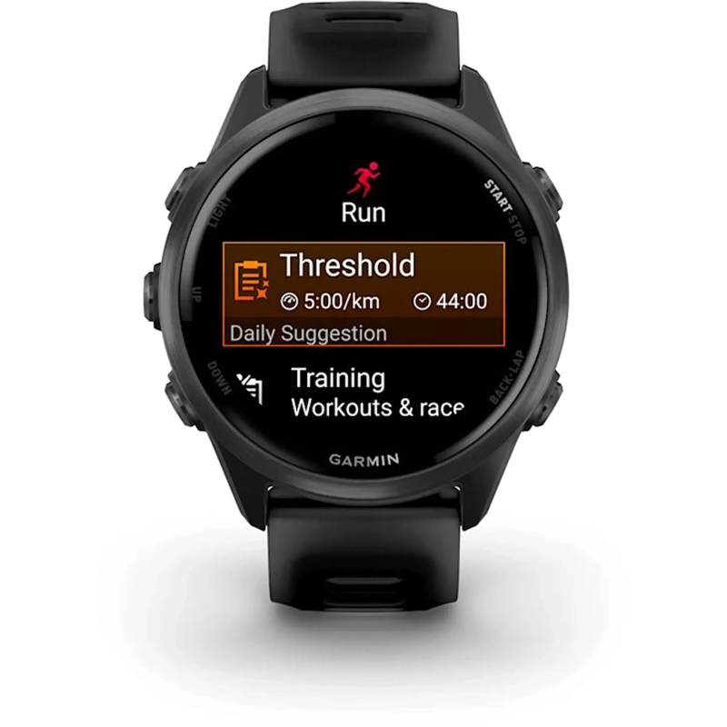 Смарт часы Garmin Forerunner 570 42mm Slate Gray Aluminum w. Translucent Black/Black Band (010-02970-00/40)