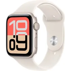 Смарт часы Apple Watch SE 3 GPS 44mm Starlight Alu. Case w. Starlight S. Band - M/L (MEHJ4RK/A)