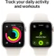 Смарт часы Apple Watch SE 3 GPS 44mm Starlight Alu. Case w. Starlight S. Band - M/L (MEHJ4RK/A)