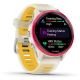 Смарт часы Garmin Forerunner 570 42mm Raspberry Aluminum w. Translucent Bone/Mango Band (010-02970-02/42)