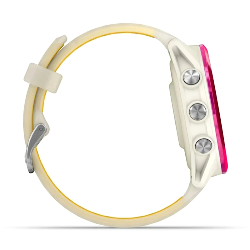 Смарт часы Garmin Forerunner 570 42mm Raspberry Aluminum w. Translucent Bone/Mango Band (010-02970-02/42)