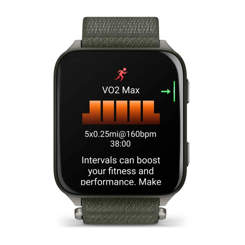 Смарт часы Garmin Venu X1 Moss Titanium with Moss Nylon (010-02980-23)