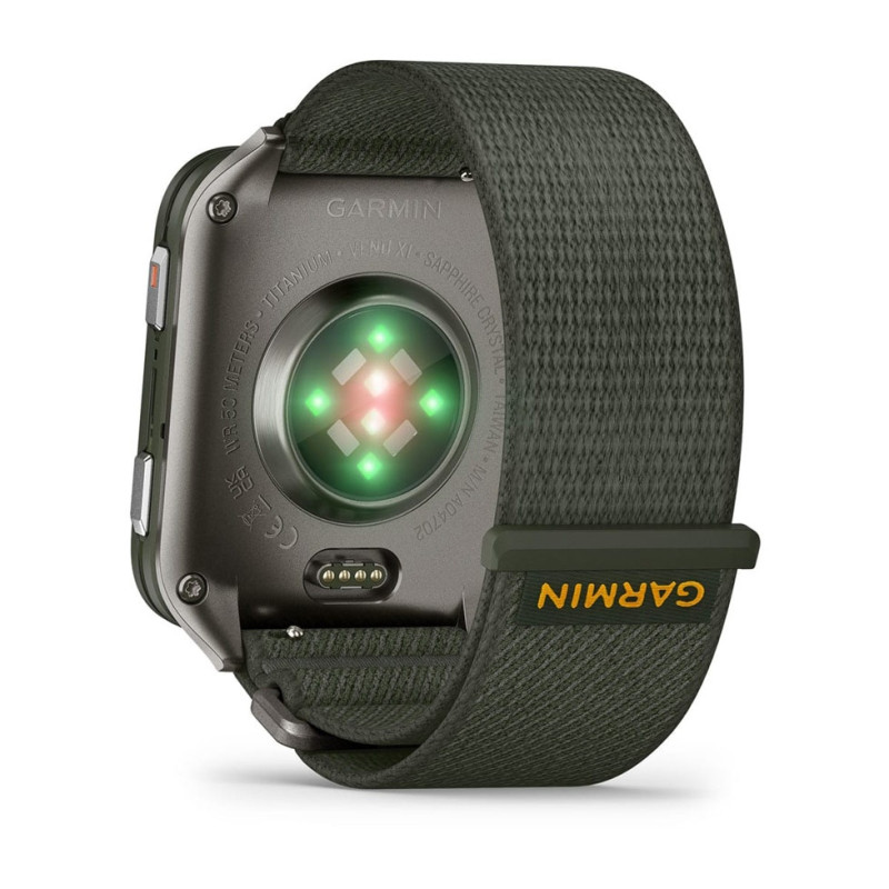 Смарт часы Garmin Venu X1 Moss Titanium with Moss Nylon (010-02980-23)
