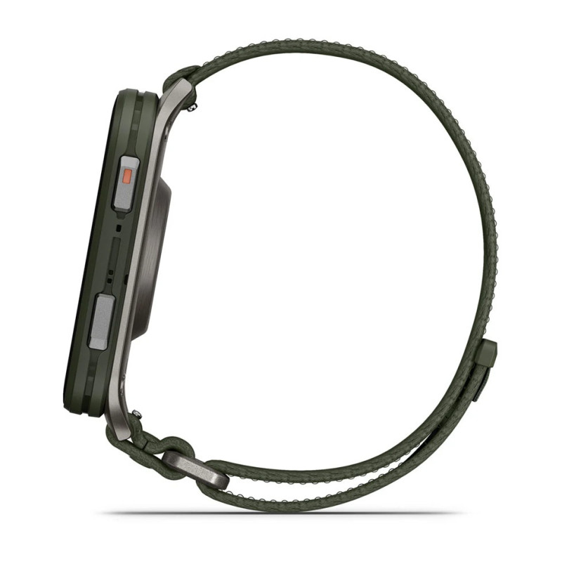 Смарт часы Garmin Venu X1 Moss Titanium with Moss Nylon (010-02980-23)
