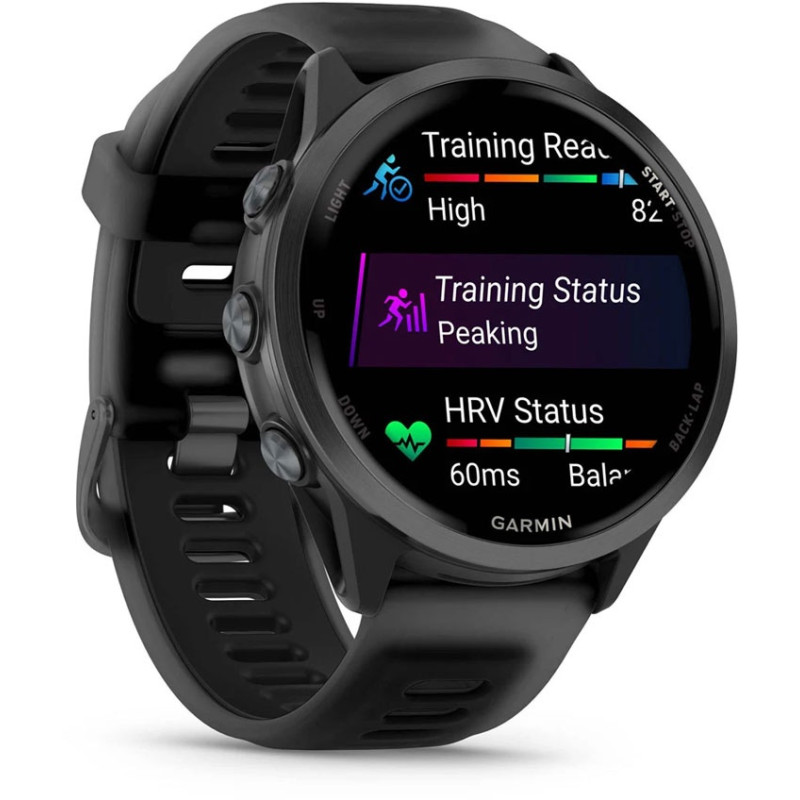Смарт часы Garmin Forerunner 570 47mm Slate Gray Aluminum w. Translucent Black/Black Band (010-02971-00/40)