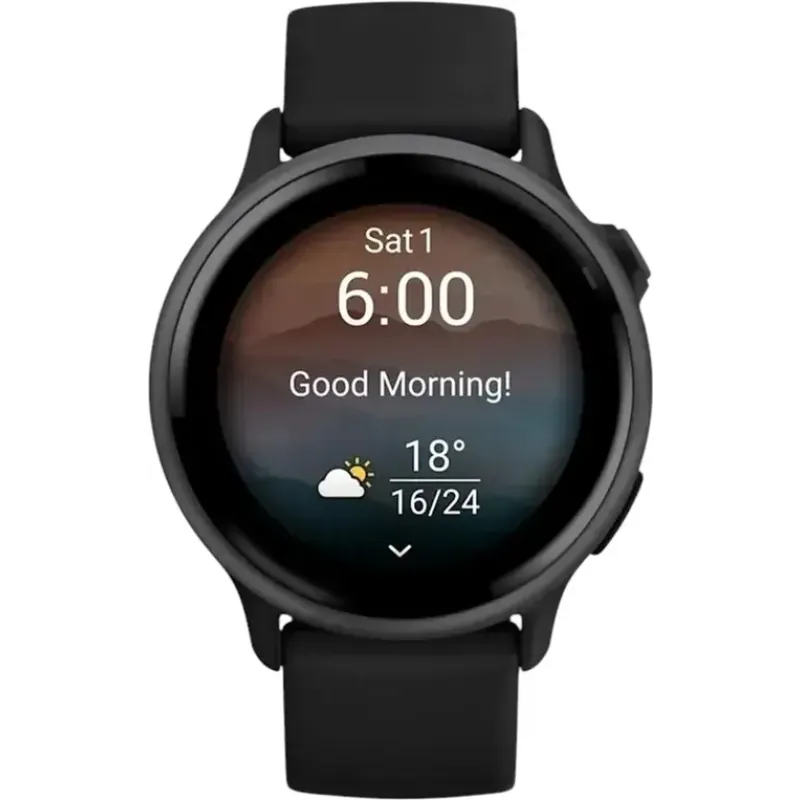 Смарт часы Garmin Vivoactive 6 Slate with Black Band (010-02985-00/40)