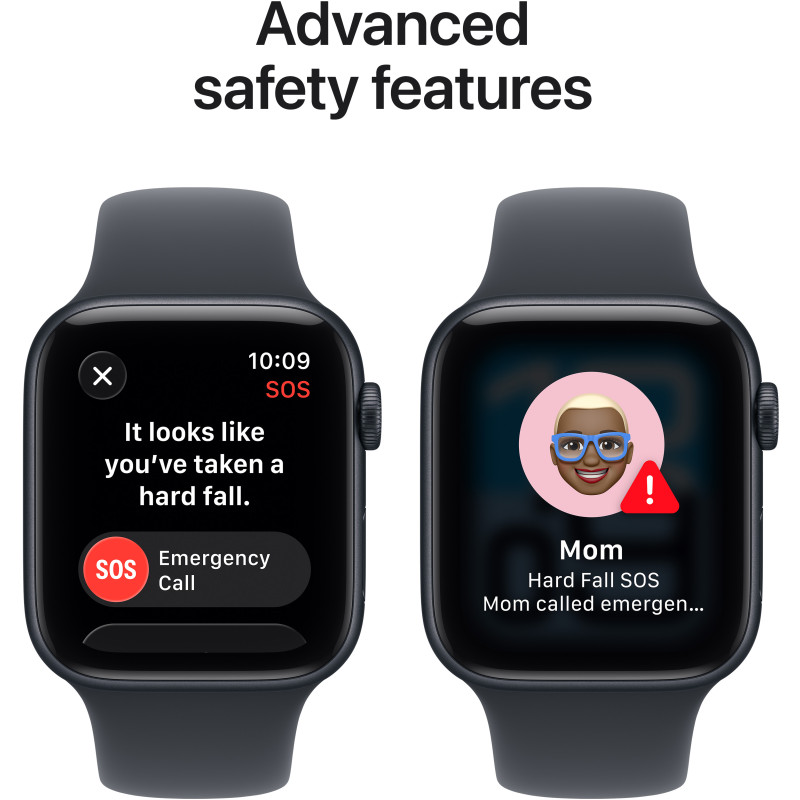 Смарт годинник Apple Watch SE 3 GPS + Cellular 40mm Midnight Alu. Case w. Midnight S. Band - S/M (MEP94RK/A)