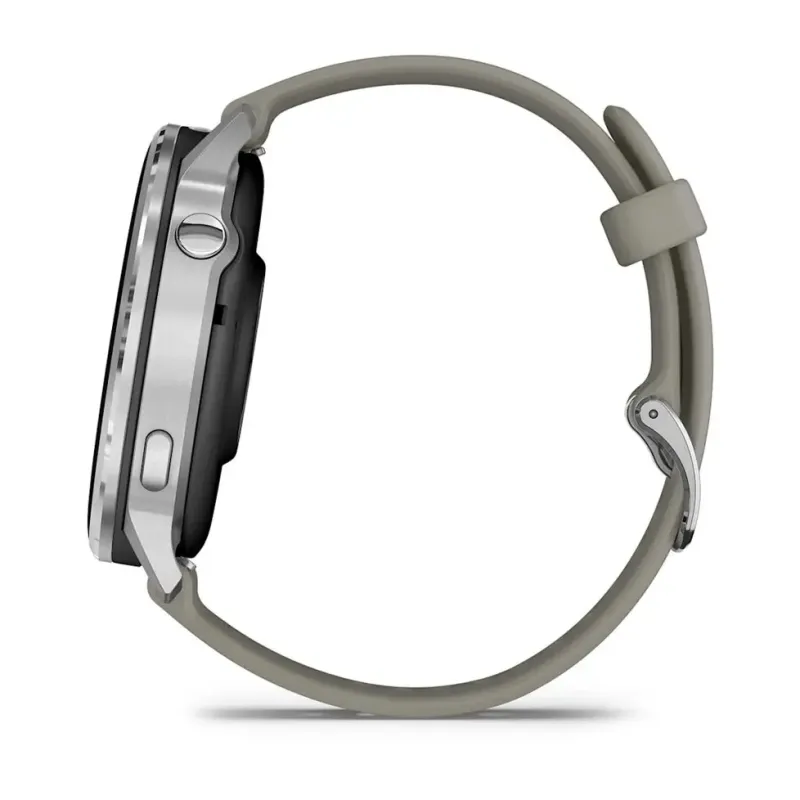 Смарт часы Garmin Venu 4 45 mm Silver with Silver Gray Silicone Band (010-03014-01/41)