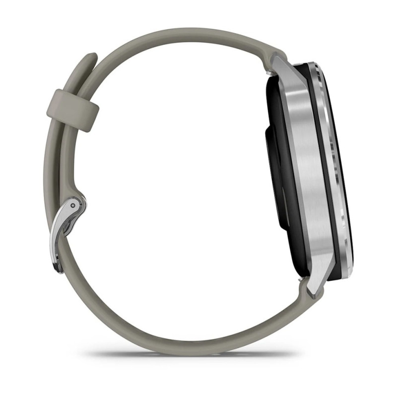 Смарт часы Garmin Venu 4 45 mm Silver with Silver Gray Silicone Band (010-03014-01/41)