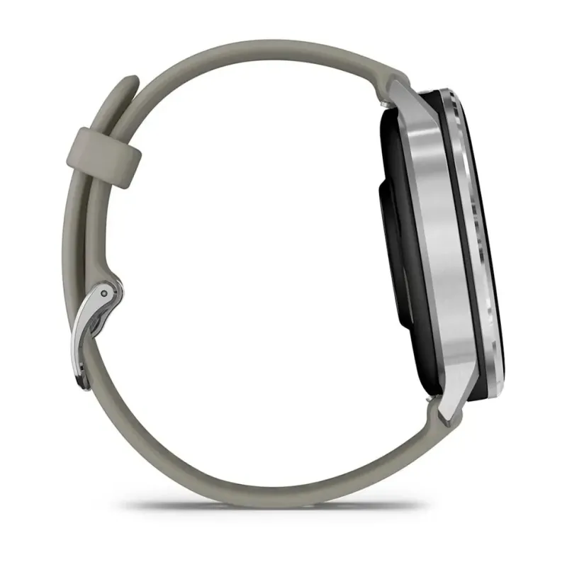 Смарт часы Garmin Venu 4 45 mm Silver with Silver Gray Silicone Band (010-03014-01/41)