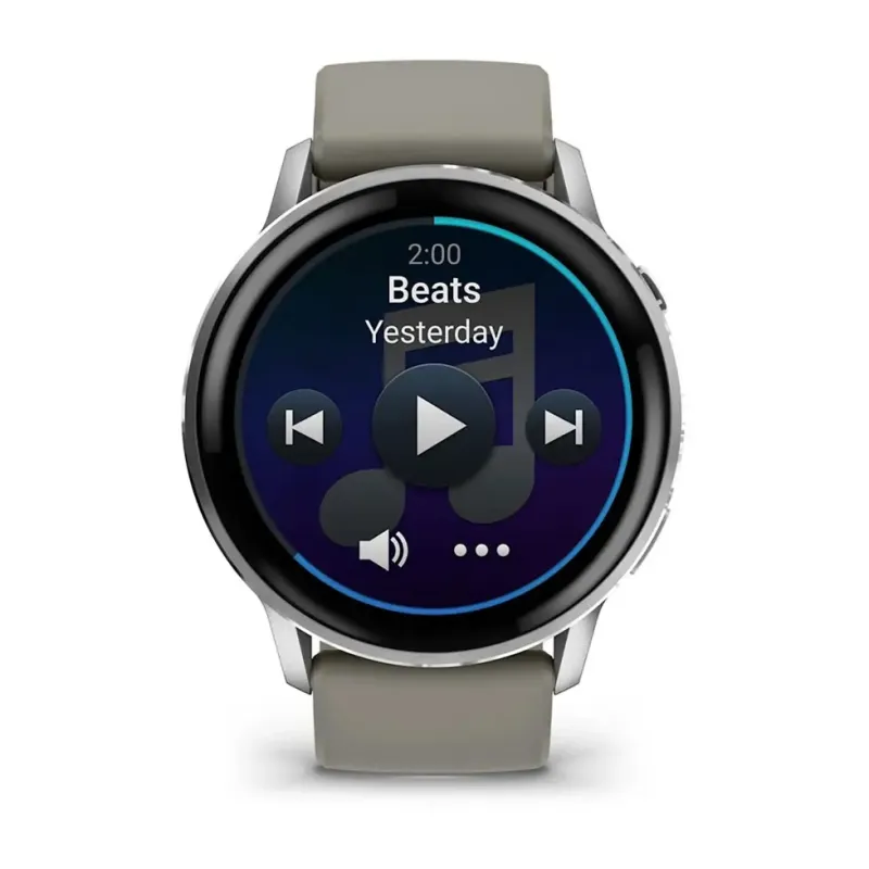 Смарт часы Garmin Venu 4 45 mm Silver with Silver Gray Silicone Band (010-03014-01/41)